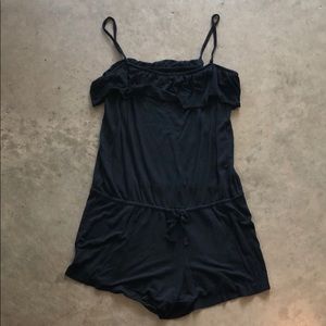 GAP body black romper/cover up